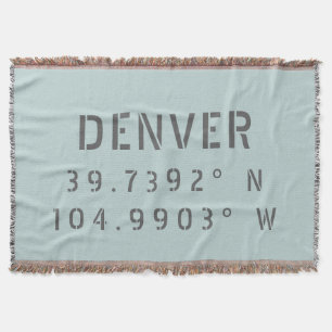 Cobertor Denver Latitude Longitude