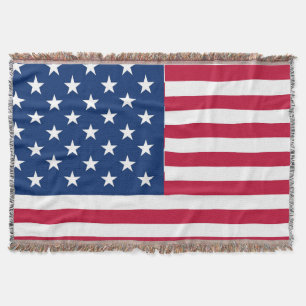Cobertor Desenho de Orgulho da Bandeira Americana dos EUA