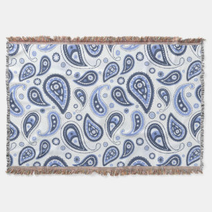 Cobertor Desenho Intrincado de Estampa Floral Paisley