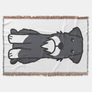Cobertor Desenhos animados do cão do Schnauzer diminuto