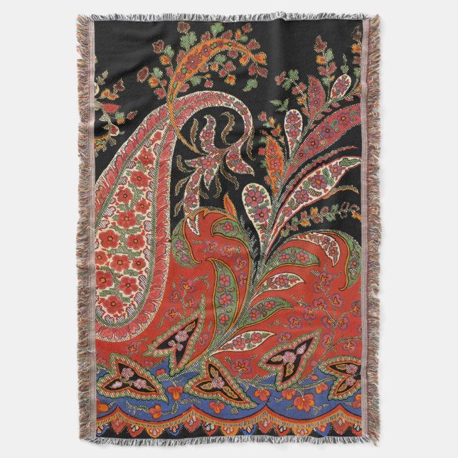 Cobertor Design #5 de Paisley em SusieJayne (Frente Vertical)