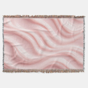 Cobertor Design Abstrato Creme Rosa
