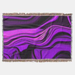 Cobertor Design Abstrato Roxo