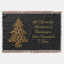 Design de árvore de leopardo de férias chic