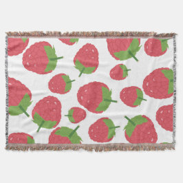 Cobertor Design de Fruta de framboesa
