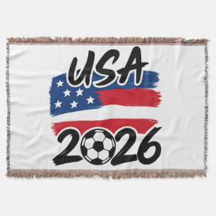Cobertor Design de Futebol EUA 2026