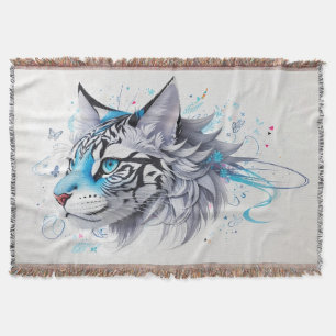 Cobertor design de um tigre