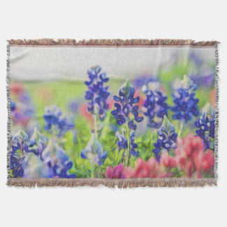 Cobertor Design impressionista do Bluebonnet