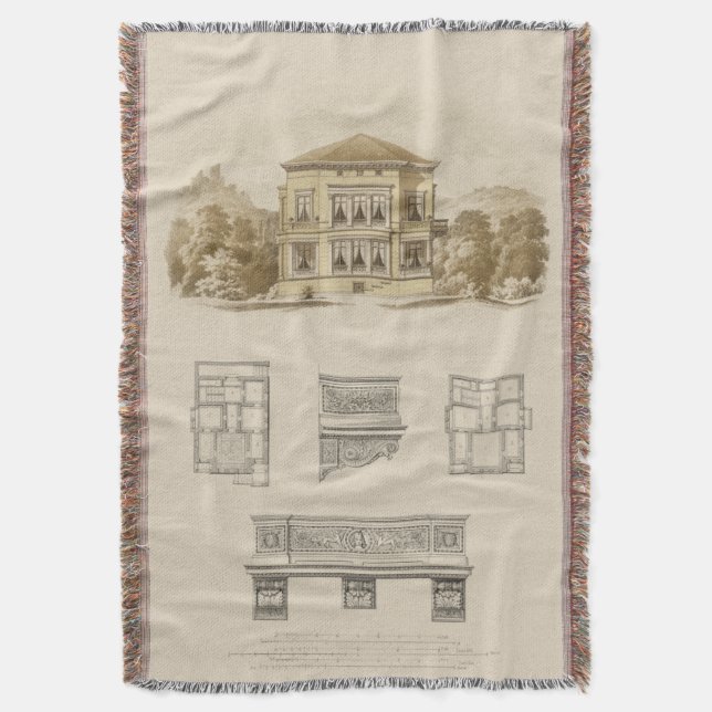 Cobertor Design para um imóvel com planos internos (Frente Vertical)