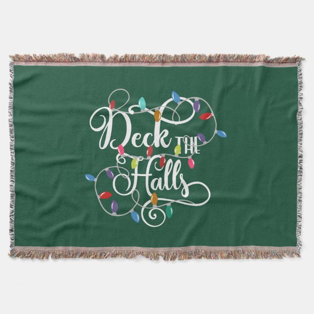 Cobertor despejar as lanternas de Natal (Frente)