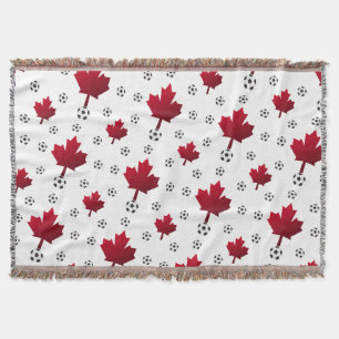 Cobertor Dia de Partida do Maple Leaf Futebol Canadense