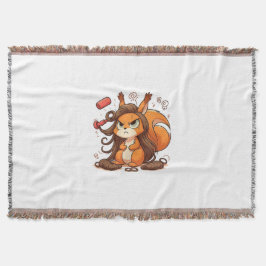 Cobertor Dia do Cabelo de Esquilo Glamoroso