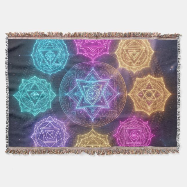 Cobertor Die 7 Chakren´6 (Frente)