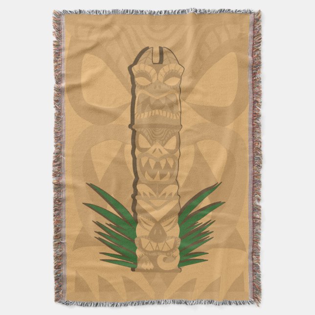 Cobertor Dinossaur Tiki Totem (Frente Vertical)