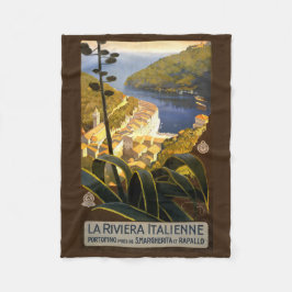 cobertor do velo da viagens vintage da Riviera