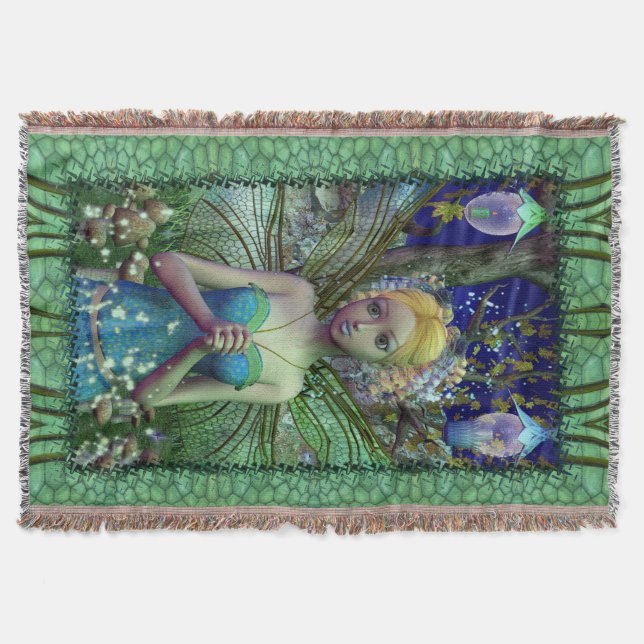 Cobertor Dobra De Dragonfly (Frente)