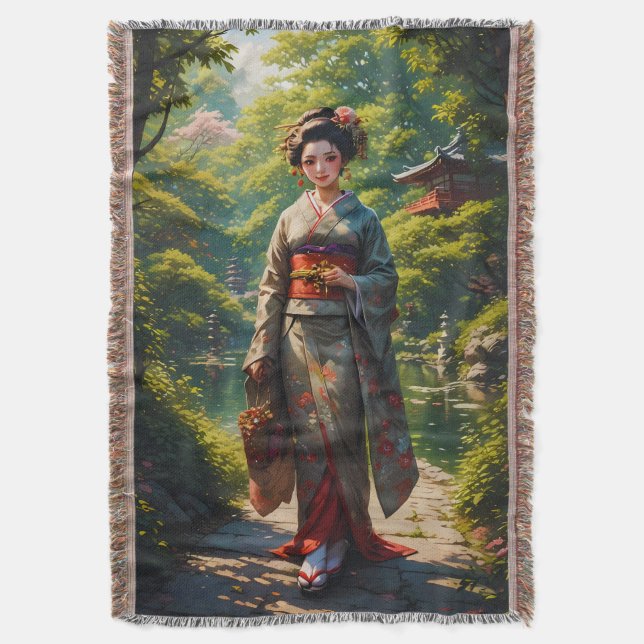 Cobertor Donna do Jardim Verde (Frente Vertical)