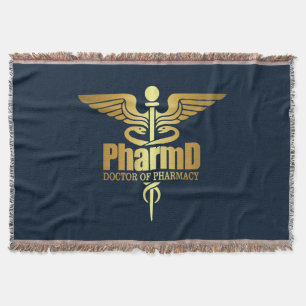 Cobertor Dourado Caduceus (PharmD)