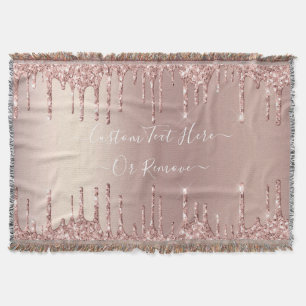 Cobertor Drives Sparkle Luminter de Blush Dourado rosa - Se