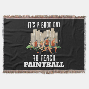 Cobertor É Um Bom Dia Para Ensinar Paintball