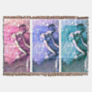 Cobertor Edgar Degas O Dançarino Pastel Ballerina Sparkle