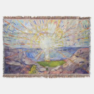 Cobertor Edvard Munch - O Sol 1911