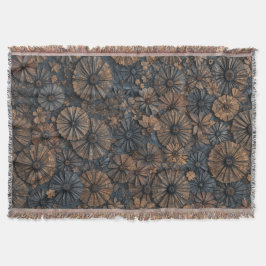 Cobertor Elegância do Círculo Retroativo