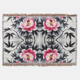 Cobertor Elegância em Flor: Harmonia Floral impressa