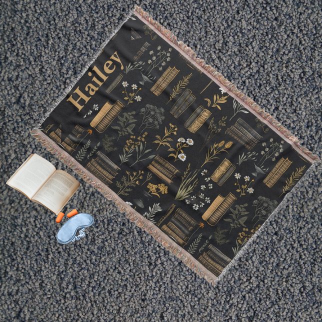 Cobertor Elegante Book Design - Academia Escura - Livro Vin (Criador carregado)