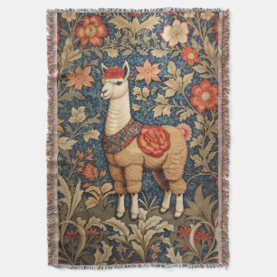 Cobertor Elegante Vintage Alpaca William Morris Inspirou