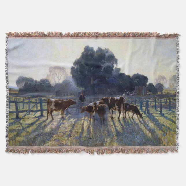 Cobertor Elioth Gruner Geada de Primavera 1919 Austrália (Frente)
