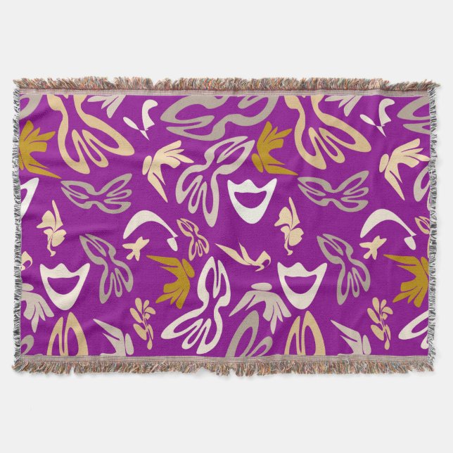 Cobertor Elves, Butterflies and Masks 6 (Frente)