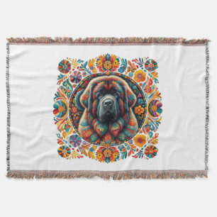 Cobertor emblema boho de terra nova
