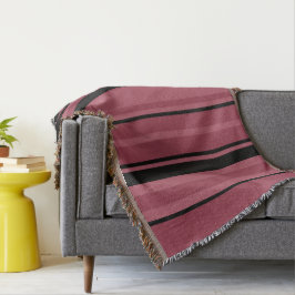 Cobertor Enfumaçado Topaz e faixas pretas