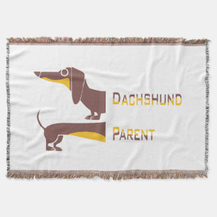 Cobertor Engraçado e fofo dachshund para os pais de cães lo