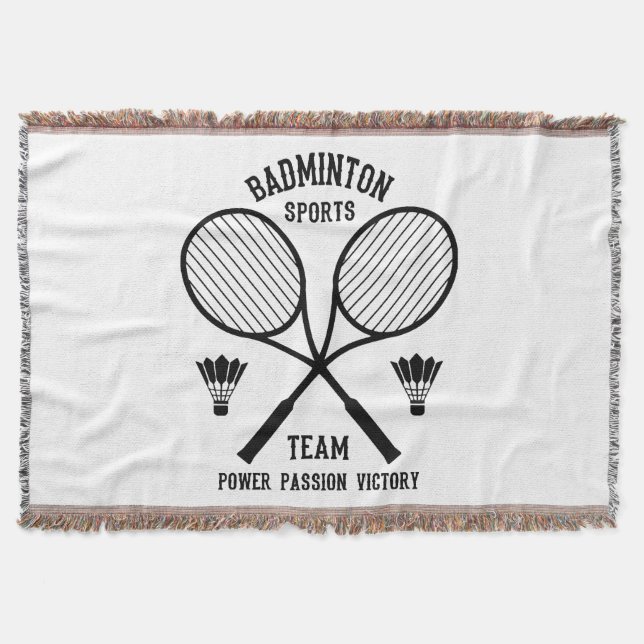 Cobertor Equipe de Esportes de Badminton (Frente)