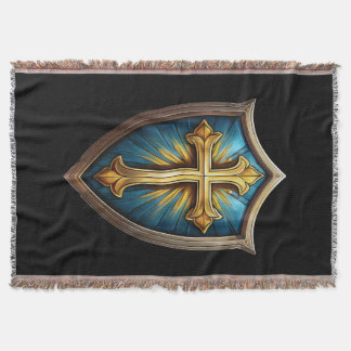 Cobertor Escudo de Fé Cristão Crente
