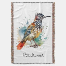 Cobertor Espírito do Deserto, Roadrunner em Aquarela, perso