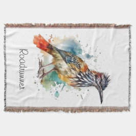 Cobertor Espírito do Deserto, Roadrunner em Aquarela, perso