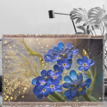 Esqueça-me, não flor com sotaque de ouro