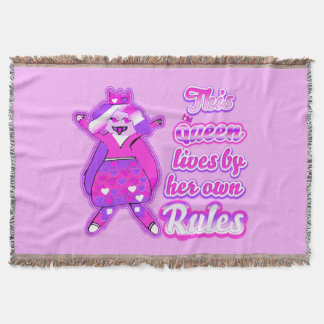 Cobertor Esta rainha vive de acordo com as suas próprias re