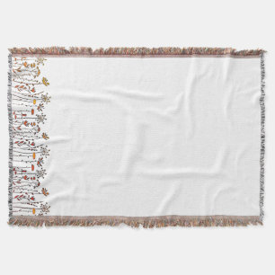 COBERTOR ESTILO DE ARTE&DESIGN EM BRANCO