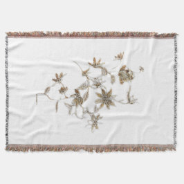 COBERTOR ESTILO DE DESIGN E ARTE EM BRANCO