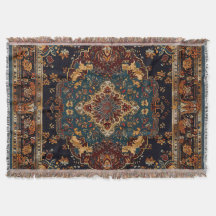 Estilo marroquino azul vermelho