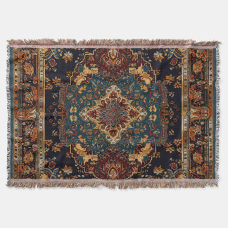 Cobertor Estilo marroquino azul vermelho