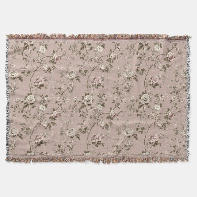 Cobertor Estralaia Dusty Rosa Rosa (Frente)