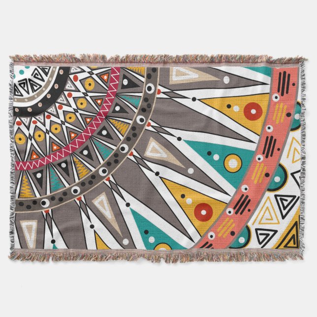 Cobertor Étnica, ornamento (Frente)