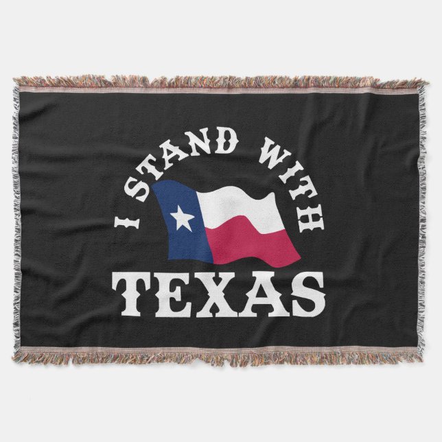 Cobertor Eu Apoio o Texas (Frente)