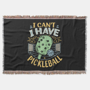 Cobertor Eu Não Posso Ter Pickleball