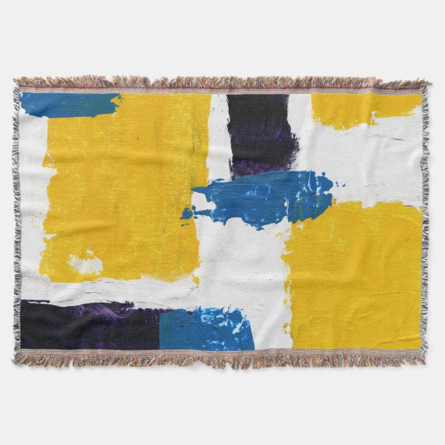 Cobertor Expressão abstrata #2 por Michael Moffa (Frente)